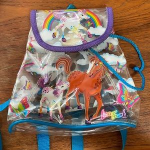 Vintage Lisa Frank Mini Backpack Rainbow Chaser and Lollipop horses